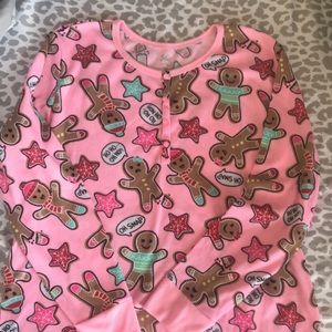 Justice Gingerbread cookie pjs size 20 plus or 10-12 in women